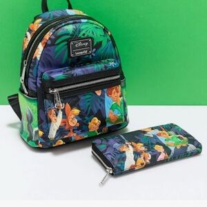 Loungefly Peter Pan Backpack and Wallet Set